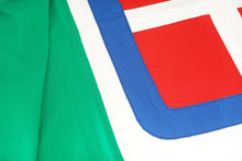 Carica l&#39;immagine nel visualizzatore di Gallery, WW1 WW2 Riproduzione Bandiera Regno d-Italia Stemma Sabaudo Cucita in Cotone cm 150 x 96
