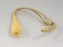 Carica l&#39;immagine nel visualizzatore di Gallery, Dragona da Sciabola Ufficiale  Ispirazione Regio Esercito Italiano  Oro cordoncino oro e blu-azzurro
