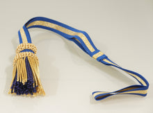 Carica l&#39;immagine nel visualizzatore di Gallery, Dragona per Sciabola da Sottufficiale  Stile Regio Esercito Italiano  Blu e Oro
