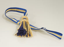 Carica l&#39;immagine nel visualizzatore di Gallery, Dragona per Sciabola da Sottufficiale  Stile Regio Esercito Italiano  Blu e Oro
