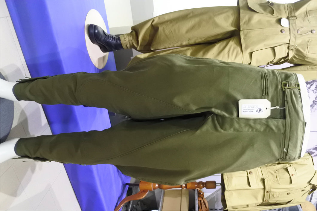 WW2 Riproduzione Pantaloni Coloniali Verdi Afrika Korps