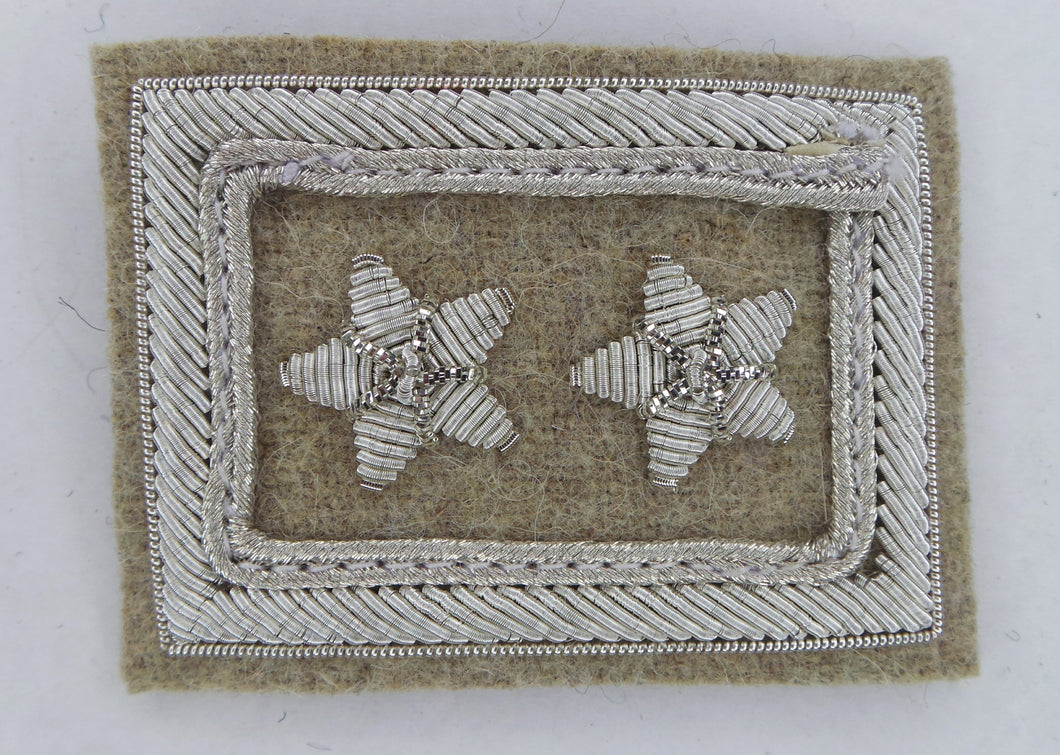 WW2 Riproduzione Grado per Bustina Tenente Colonnello Coloniale Regio Esercito Italiano