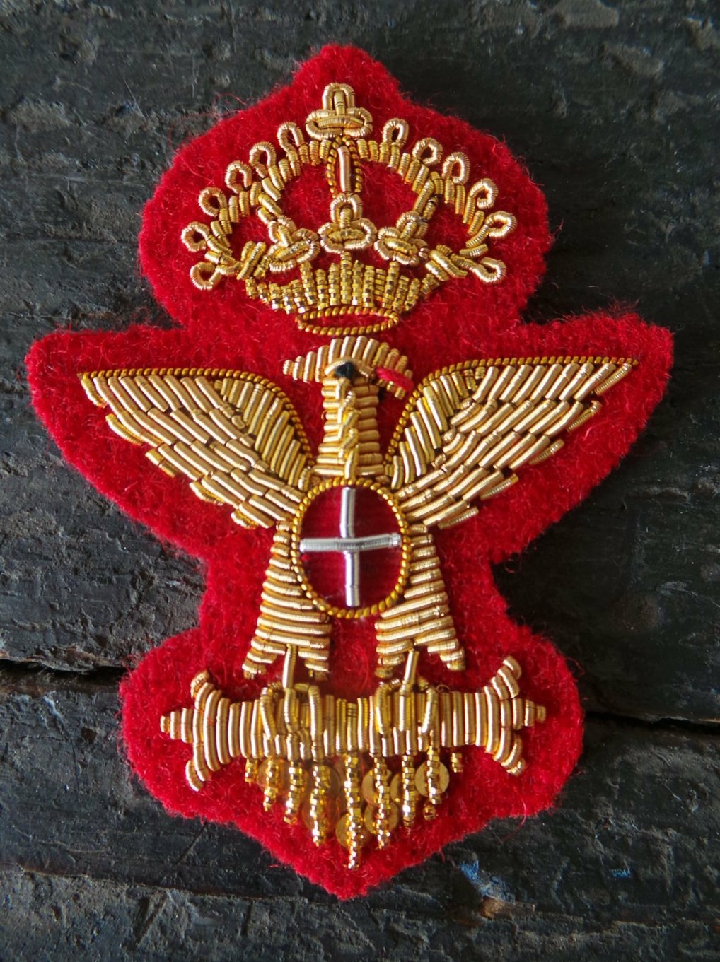 WW2 RIPRODUZIONE FREGIO BUSTINA GENERALE REGIO ESERCITO ITALIANO