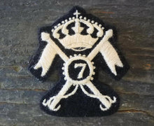 Carica l&#39;immagine nel visualizzatore di Gallery, WW1 WW2 Riproduzione Fregio da Ufficiale Lancieri 7° Reggimento Regio Esercito Italiano
