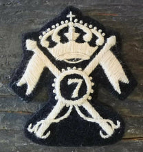 Carica l&#39;immagine nel visualizzatore di Gallery, WW1 WW2 Riproduzione Fregio da Ufficiale Lancieri 7° Reggimento Regio Esercito Italiano
