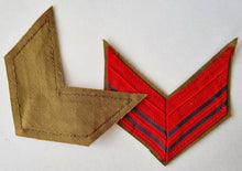 Carica l&#39;immagine nel visualizzatore di Gallery, WW2 Riproduzione Coppia Gradi Caporal Maggiore o Appuntato CC RR Regio Esercito Italiano

