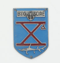 Carica l&#39;immagine nel visualizzatore di Gallery, WW2 Riproduzione Scudetto Battaglione Scirè  X Flottiglia MAS  Regia Marina Italiana
