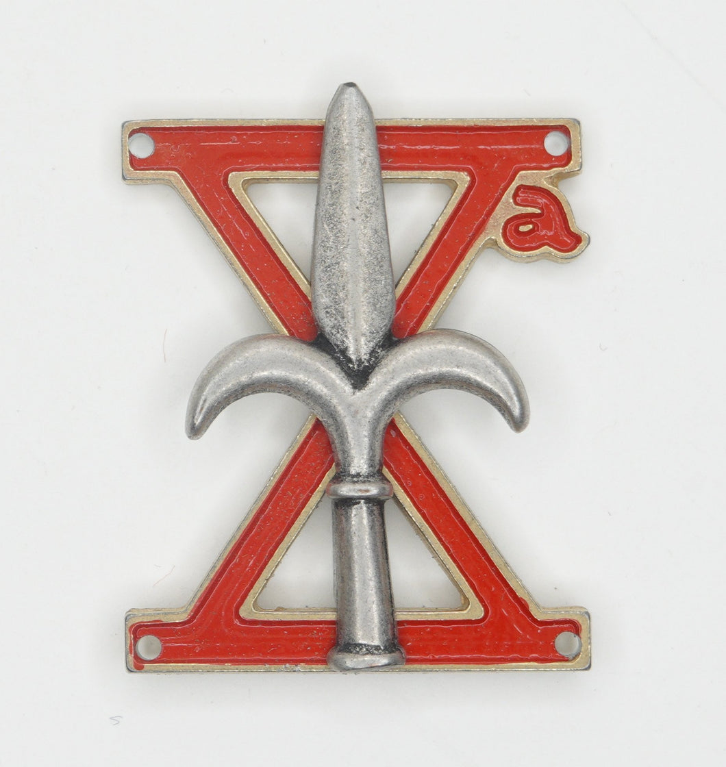 WW2 - X - Riproduzione Distintivo Comando Est X Flottiglia MAS  Regia Marina Italiana