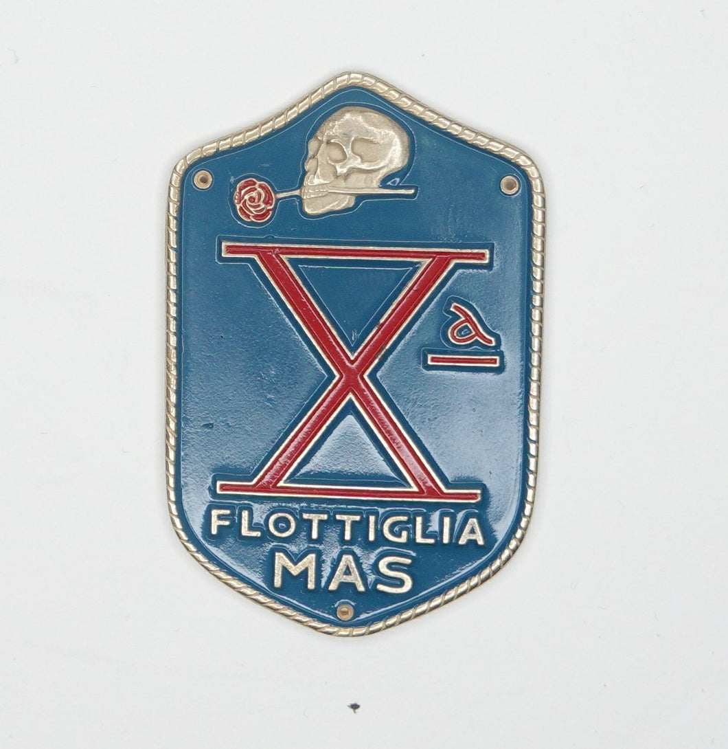 WW2 - X - Riproduzione Scudetto X Flottiglia MAS