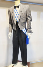 Carica l'immagine nel visualizzatore di Gallery, ?Abito Spencer  Uomo Cerimonie Rappresentanza Taglia 50 Giacca Rigata Pantaloni Nero Unito
