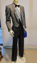 Carica l'immagine nel visualizzatore di Gallery, ?Abito Spencer  Uomo Cerimonie Rappresentanza Taglia 50 Giacca Rigata Pantaloni Nero Unito
