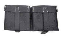 Carica l'immagine nel visualizzatore di Gallery, WW1 Riproduzione Giberna in Cuoio Porta-Munizioni Austro-Ungarica Mod. 1888 Nera
