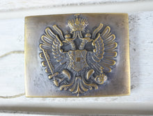 Carica l'immagine nel visualizzatore di Gallery, WW1 Riproduzione Fibbia Austro-Ungarica Modello 1888 con Stemma Imperiale
