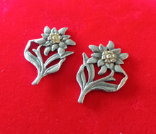 Carica l'immagine nel visualizzatore di Gallery, WW1 WW2 Riproduzione Distintivo Mostrine Edelweiss

