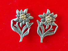 Carica l'immagine nel visualizzatore di Gallery, WW1 WW2 Riproduzione Distintivo Mostrine Edelweiss
