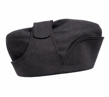 Carica l'immagine nel visualizzatore di Gallery, WW2 Riproduzione Bustina Ufficiale in Gabardina Nera Regio Esercito Italiano
