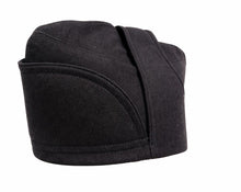 Carica l'immagine nel visualizzatore di Gallery, WW2 Riproduzione Bustina Ufficiale in Gabardina Nera Regio Esercito Italiano
