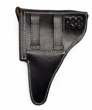 Carica l'immagine nel visualizzatore di Gallery, WW2 Riproduzione fondina Pistola Mod P38 Colore Nero Esercito Tedesco e di Liberazione gruppi Partigiani.
