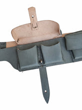 Carica l'immagine nel visualizzatore di Gallery, WW1 WW2 Riproduzione Bandoliera Modello 1897/89 Color Verde Regio Esercito Italiano
