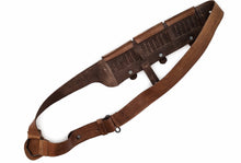 Carica l'immagine nel visualizzatore di Gallery, WW1 Riproduzione Bandoliera Mod. 1874/89 Per Pistola Bodeo  Colore Cuoio Regio Esercito Italiano.
