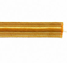 Carica l'immagine nel visualizzatore di Gallery, Gallone Originale d'Epoca WW2 in Filo Metallico Oro Regio Esercito Italiano h. circa 10 mm.
