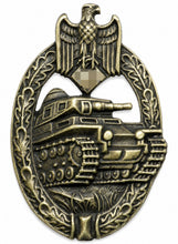 Carica l'immagine nel visualizzatore di Gallery, WW2 X Riproduzione Distintivo da Battaglia per Carristi in Bronzo
