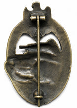 Carica l'immagine nel visualizzatore di Gallery, WW2 X Riproduzione Distintivo da Battaglia per Carristi in Bronzo
