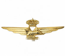 Carica l'immagine nel visualizzatore di Gallery, WW2 - X -  Riproduzione Distintivo Brevetto Pilota Militare Regia Aeronautica Mod 35
