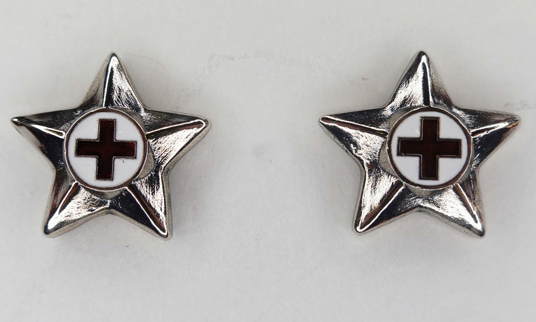 WW1 Riproduzione  Stellette Truppa Corpo Croce Rossa Regio Esercito Italiano