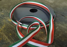 Carica l&#39;immagine nel visualizzatore di Gallery, Nastro Tricolore Italiano un rotolo 50 Metri
