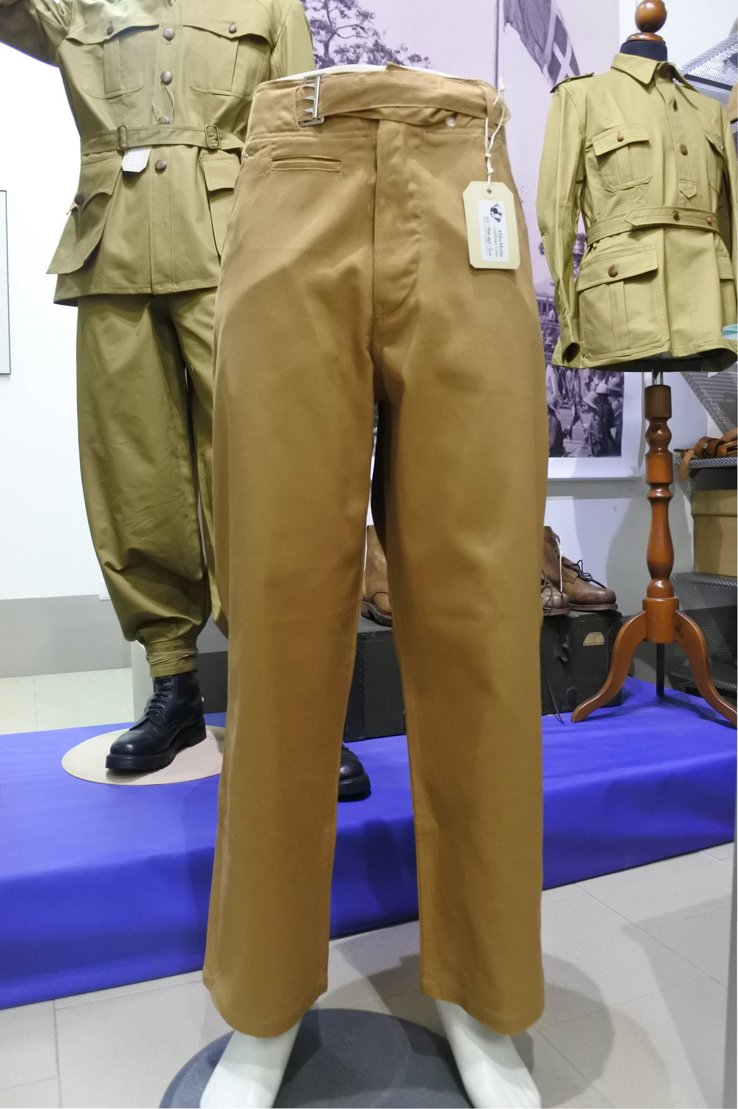 WW2 Riproduzione Pantaloni Coloniali Tedeschi Afrikakorps