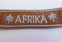 Carica l&#39;immagine nel visualizzatore di Gallery, WW2 Riproduzione Fascia Braccio Panno Africka Korps
