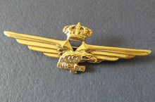Carica l&#39;immagine nel visualizzatore di Gallery, WW2 -X-  Riproduzione Distintivo Brevetto Pilota Militare Regia Aeronautica Mod 35
