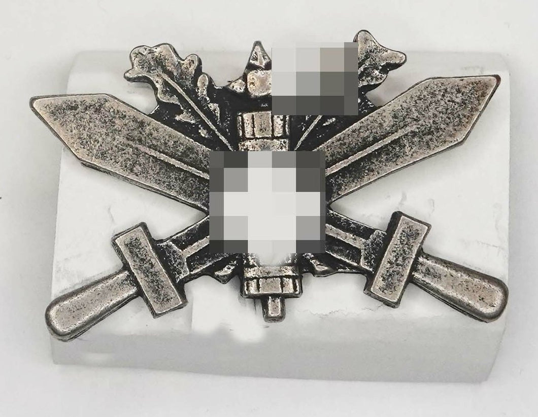 WW2 -X-Riproduzione Distintivo Concesso Militari Corso addestramento Germania