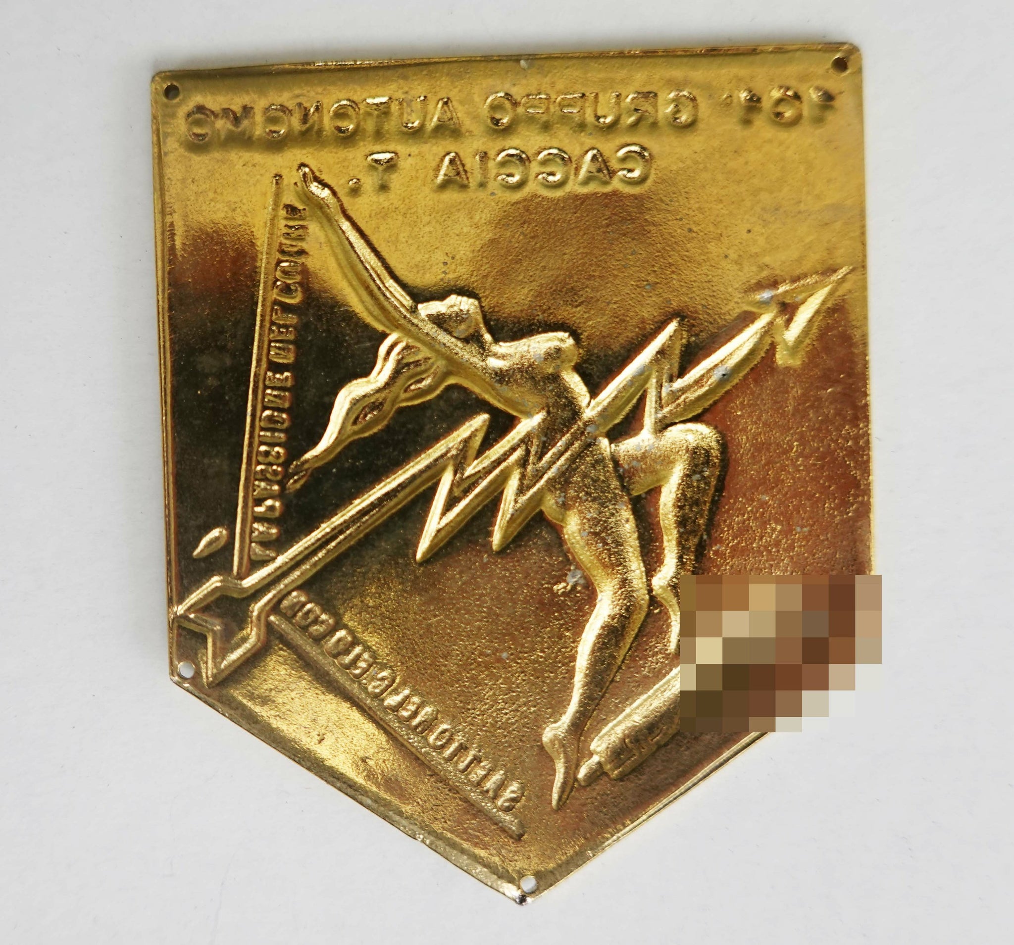 WW2 Riproduzione Placca del 101° Gruppo Autonomo Caccia Terrestre Lo