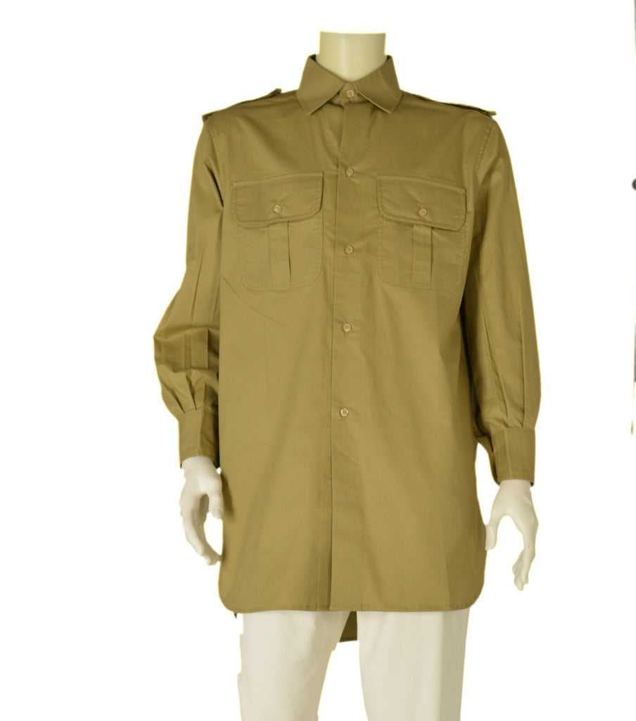 WW2 Riproduzione Camicia Ufficiale Coloniale Regio Esercito Italiano