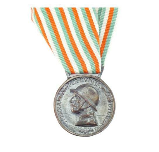 WW1 Riproduzione Medaglia Commemorativa Guerra Italo Austriaca 1915-18 Regio Esercito Italiano
