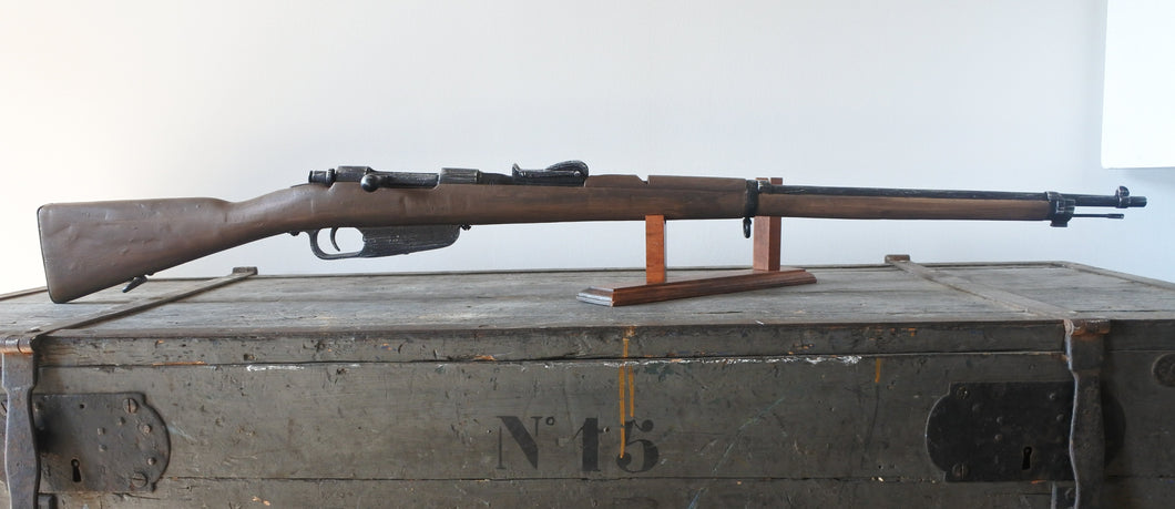 WW1  X - Riproduzione in Resina Moschetto Carcano modello 91/91 dipinto a mano