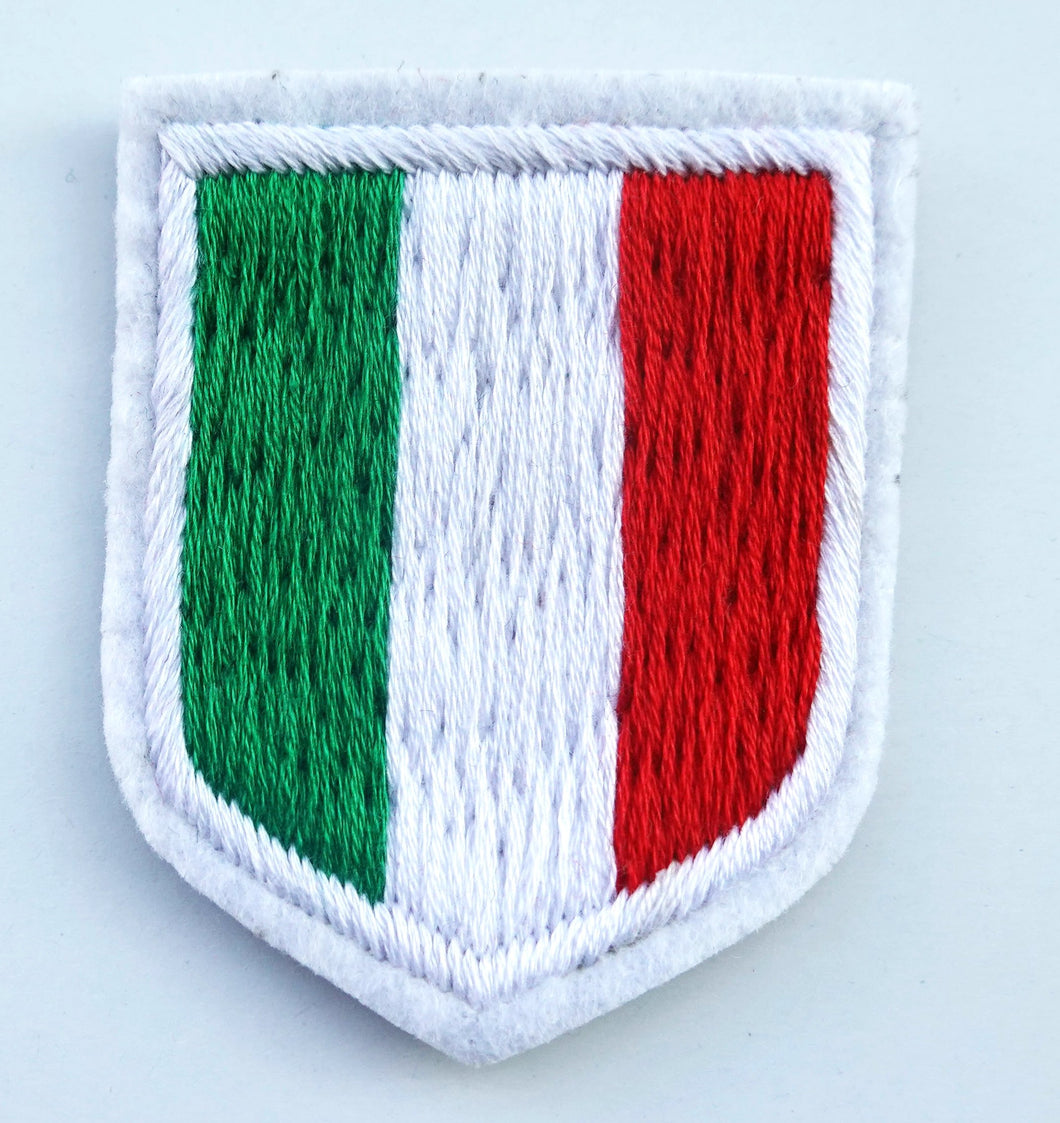 Riproduzione Ricamo Scudetto Storico Tricolore Italia