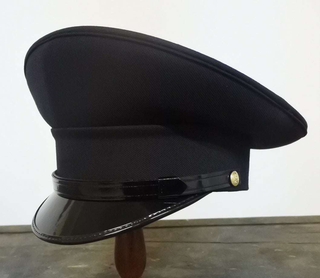 WW2 RIPRODUZIONE BERRETTO TESA MODELLO 1934 COLORE NERO