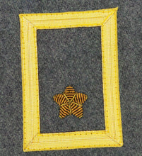 Carica l&#39;immagine nel visualizzatore di Gallery, WW1 WW2 Riproduzione Grado Maggiore stella antichizzata Regio Esercito Italiano
