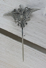 Carica l&#39;immagine nel visualizzatore di Gallery, WW1 Riproduzione spilla Aquila Bicipite, Stemma Imperiale Asburgico
