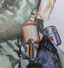 Carica l&#39;immagine nel visualizzatore di Gallery, WW1 WW2 Riproduzione Tracolla Borraccia Guglielminetti Regio Esercito Italiano
