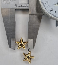 Carica l&#39;immagine nel visualizzatore di Gallery, WW1 WW2 Riproduzione Stelletta Metallo Color ORO 12 mm

