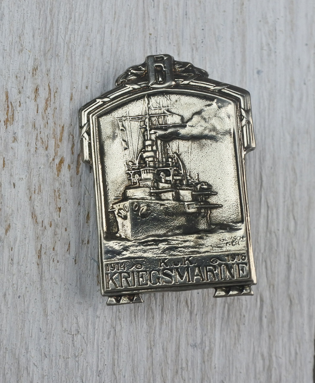 WW1 riproduzione del distintivo Kriegsmarine 1914 - 1916